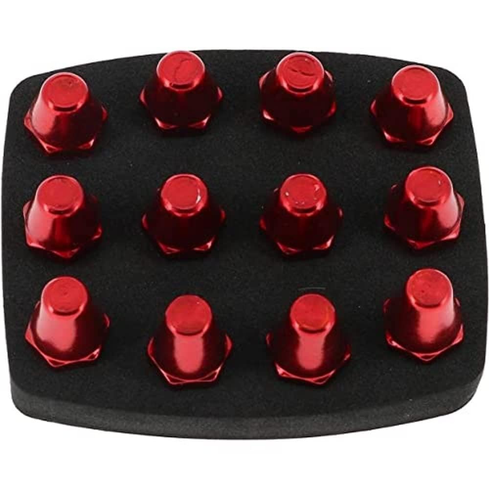 Uhlsport ALU 6 KT Cleats, Adults Unisex, Red, 13/16mm