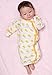 Babysoy Organic Cotton Pattern Kimono Bundler Gown (Whale 0-3 Months)