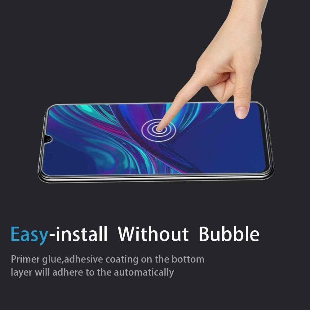 Didisky [4 Pack Tempered Glass Screen Protector for Huawei P Smart 2019/P Smart Plus 2019, Anti Scratch, 9H Hardness - Image 5