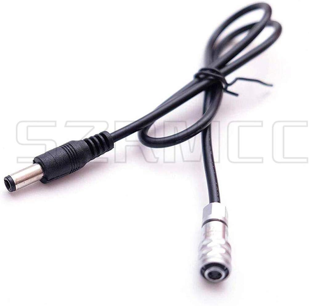 SZRMCC DC 5.5x2.5mm to Weipu SF610 2 Pin Female Plug Power Cable for BMPCC 4K Blackmagic Pocket Cinema 4K Camera (Straight Cable - Image 3