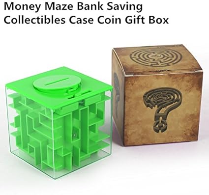 X-DAAO Thinkmax Caja de Laberinto de Ahorro de Dinero para ...