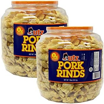 An Item of Utz Pork Rind Barrels (18 oz, 2 pk.) - Pack of 1 - Bulk Disc