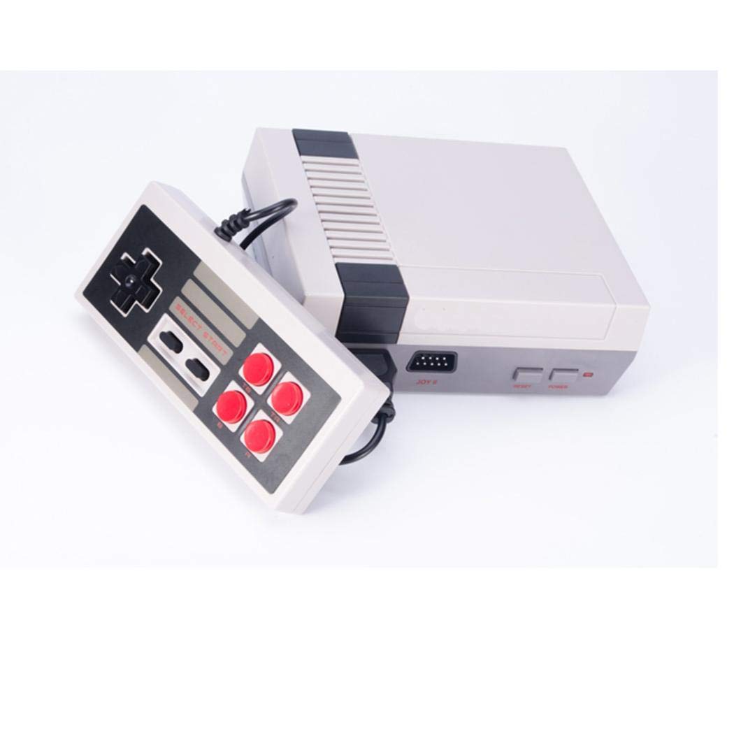 isopeen Handheld Retro Game Console Built-in 620 Classic Games Video Games 2 Gamepad for Dual Players HD AV Output (4 Buttons)