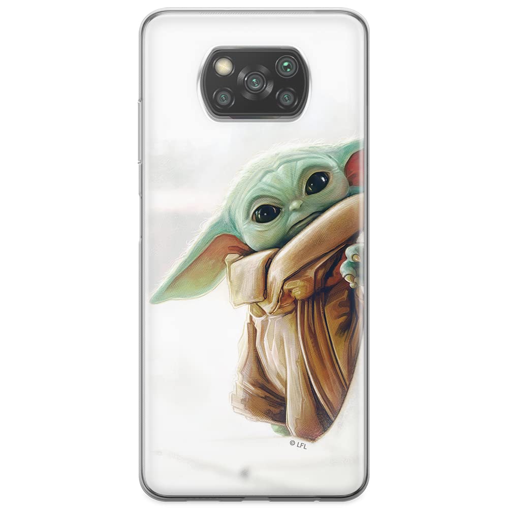 ERT GROUP mobile phone case for Xiaomi POCOPHONE X3 original and officially Licensed Star Wars pattern Baby Yoda 016 optimally adapted to the shape of the mobile phone, case made of TPU