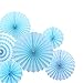 VEYLIN 35 PCS Blue Boys Birthday Party Decoration Set for Baby Shower ,Includes Paper Fans,Balloons,Happy Birthday Banner,Paper Tassels,Tissue Paper Pompoms and Star Garland