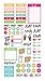 bloom daily planners Classic Planner Sticker Sheets - Variety Sticker Pack - Over 300 Stickers Per Pack!