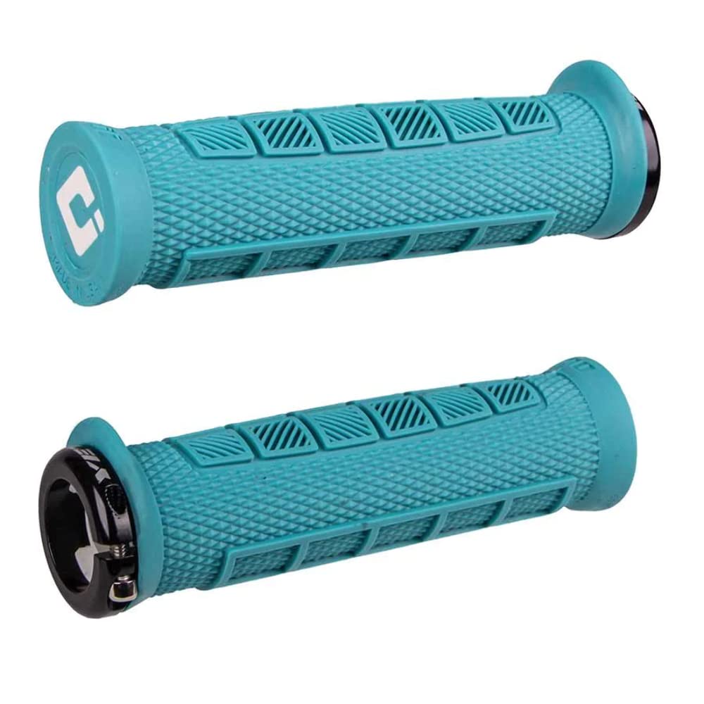 ODI Elite Pro MTB Lock On Grips 130mm - YETI Special Edition, Orange,Blue,Green,Grey,Red,Black