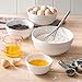 DOWAN Porcelain Serving Bowls, 64/42/22/12 Ounce Serving Bowls Set for Christmas, White Serving Dishes for Kitchen, Set of 4