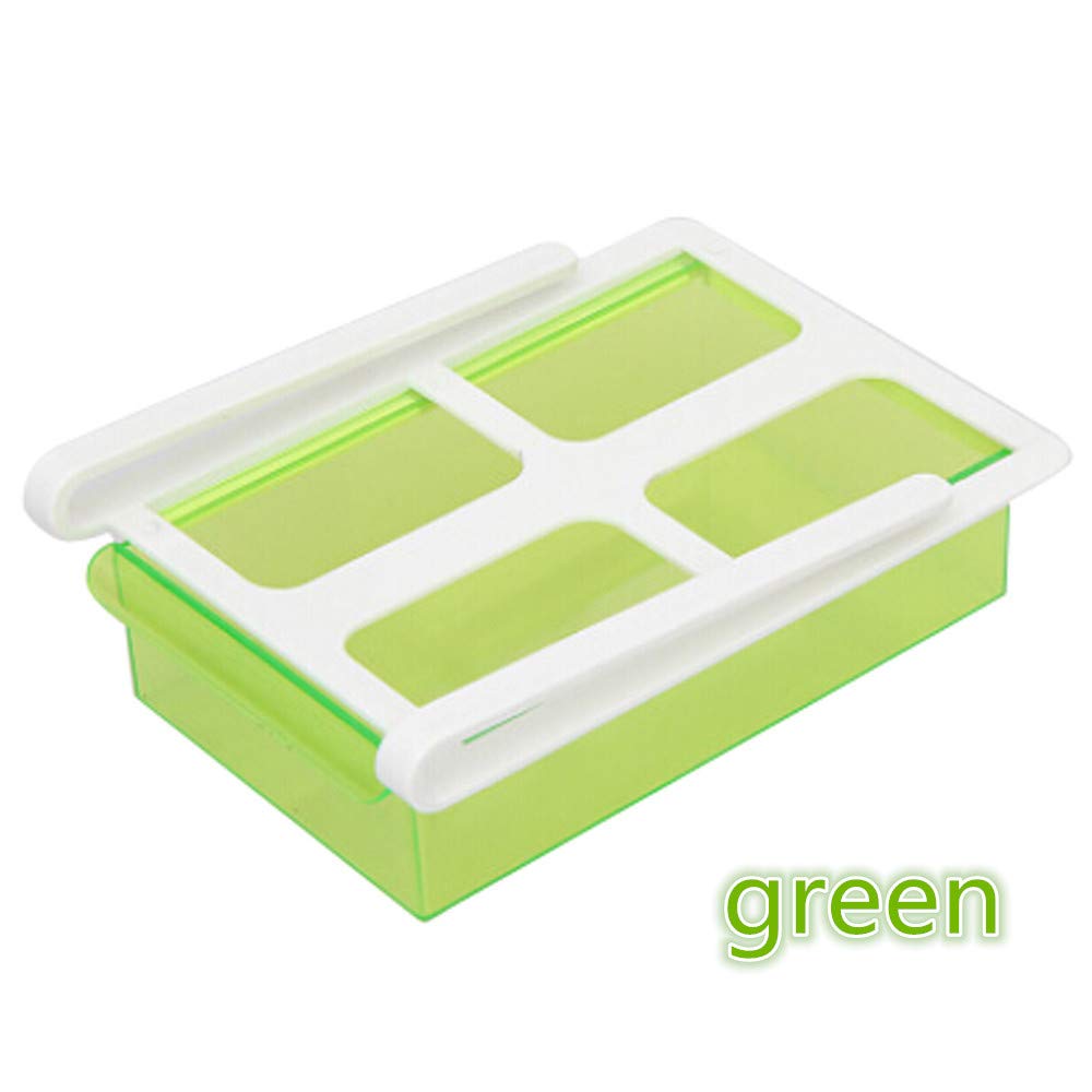 Cuteelf Klemm-Schublade für Kühlschrank Schublade Aufbewahrungsbox Kühlschrankbox Schublade Aufbewahrungskiste Gemüsefach Kühlfach Gemüseschale Fach Zusatzfach
