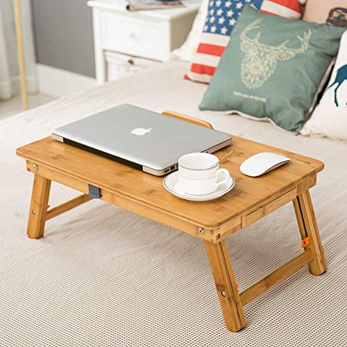 Lapdesk Left Handed NNEWVANTE Adjustable Laptop Table for Bed Breakfast