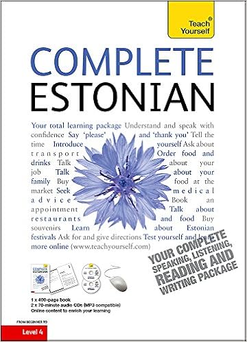 Amazon Com Complete Estonian Beginner To Intermediate Course Learn To Read Write Speak And Understand A New Language Teach Yourself 9781444106909 Kitsnik Mare Kingisepp Leelo Books