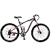 OBK E7 Mountain Bike 21 Speed Bicycle 27.5″ Full Suspension Mens Bikes Daul Disc Brakes MTB (Orange)thumb 1