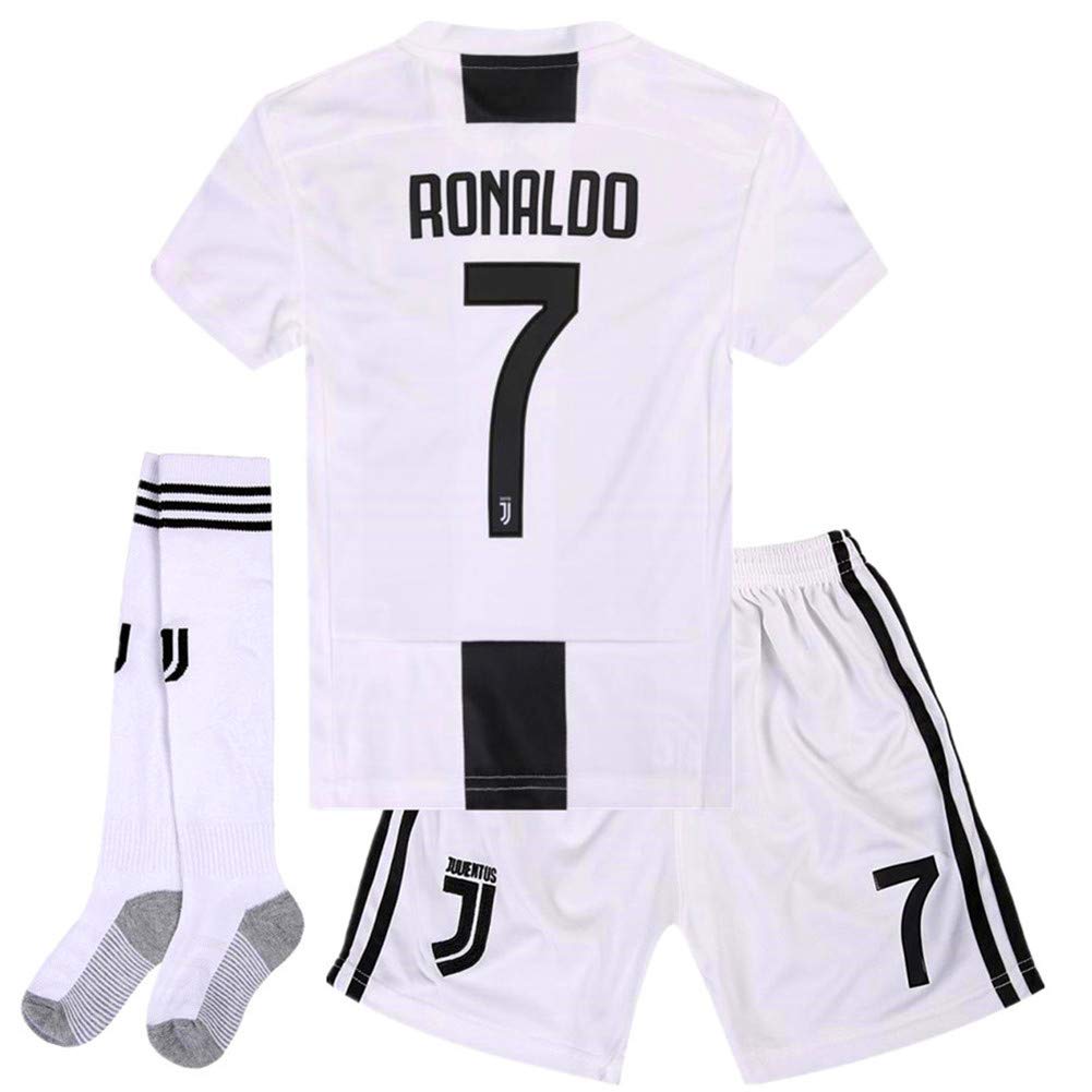 Naxqaxqy Ronaldo 7 Soccer Jersey 20182019 Juventus Home Kids Soccer