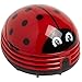 Ladybug Cartoon Mini Vacuum Cleaner Cordless Corner Desktop Vacuum Cleaner Mini Cute Vacuum Cleaner Dust Sweeper Battery Operated