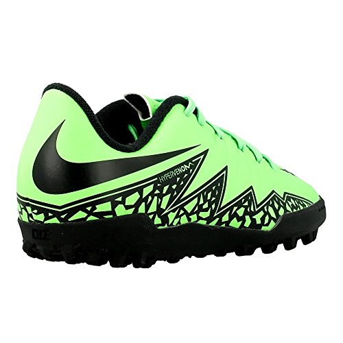Nike - JR Hypervenom Phelon II - Color: Negro-Verde claro