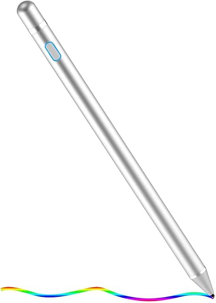 Amazon Co Jp スタイラスペン デジタル鉛筆 ファインポイント アクティブペン タッチスクリーン用 Iphone Ipad その他のタブレットに対応 シルバー 家電 カメラ