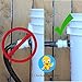 6 Piece Kit Automatic Chicken Bucket Waterer Poultry Water Drinker With Cups