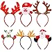 Sumind Santa Headbands Christmas Head Bands Hair Hoop