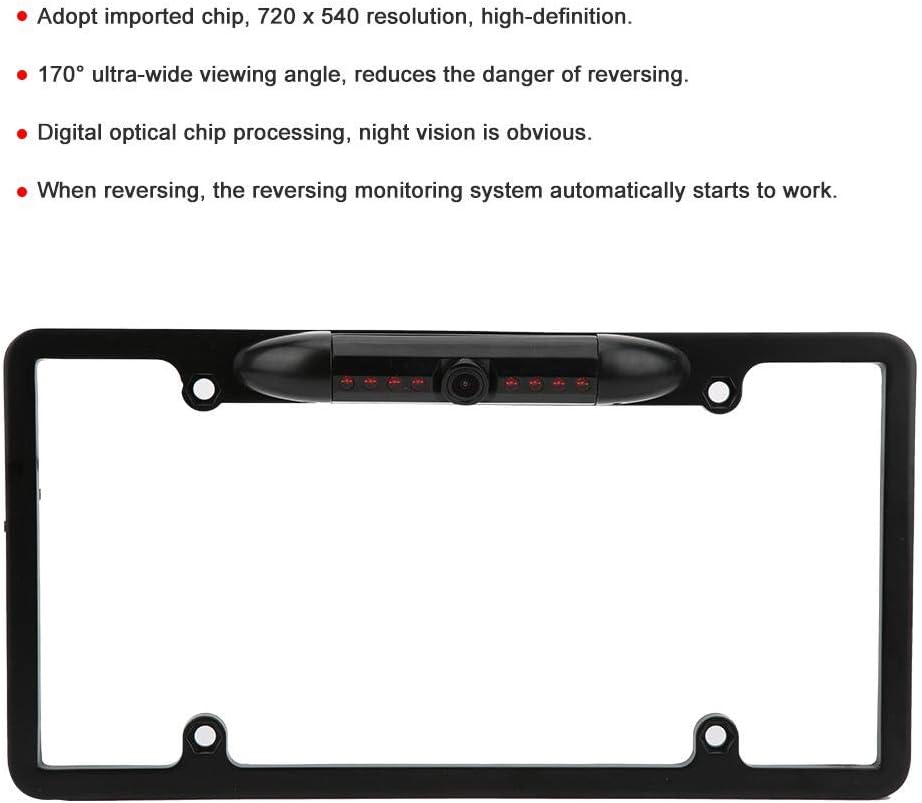 License Plate Camera Backup Monitoring Backing Reverse Camera - Image 4