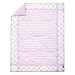 Trend Lab Orchid Bloom 3 Piece Crib Bedding Set, Can Be Used As A Blanket Or A Playmat for Tummy Time, Includes Quilt, Fitted Crib Sheet and Skirt