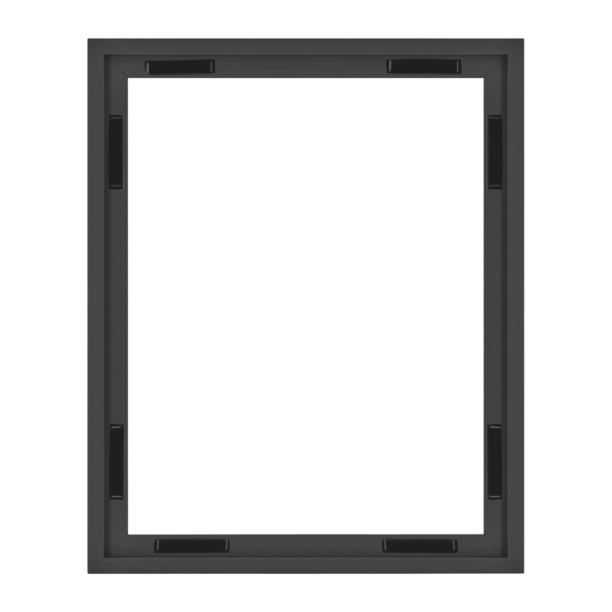 Photo 1 of MCS Float 16x20 Black Finish, Vertical & Horizontal Wall Hanging Large Frame for Canvas Paintings (1-Pack)