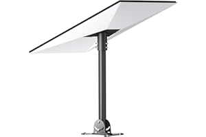 GNENANG Starlink Gen 3 Mount, Adjustable Starlink Roof/Wall Mount, Compatible with V3 Starlink Standard Dish, Starlink Mounting Kit with Gen 3 Pipe Adapter for Starlink Internet Kit Satellite