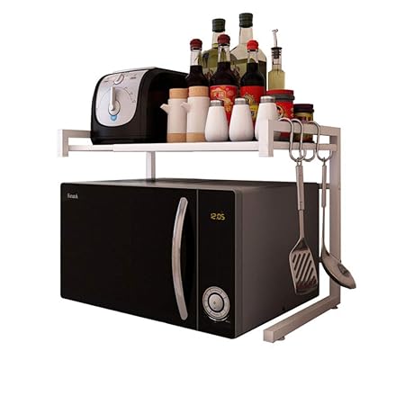 Soporte del Horno de microondas retráctil con Estante de gabinete ...