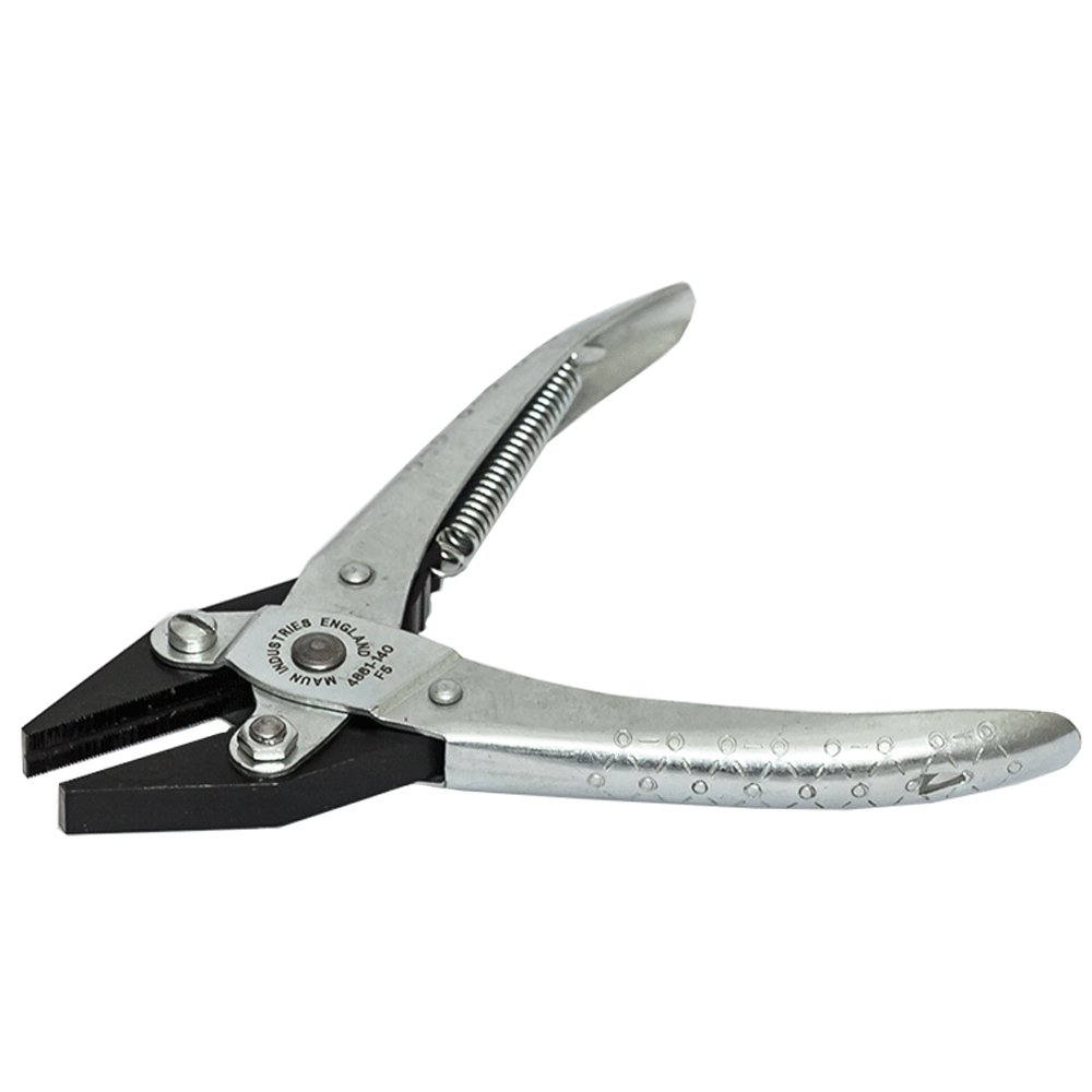 Maun 4861-140 Flat Nose Parallel Plier Return Spring 140 mm