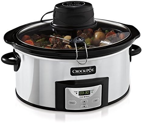 NEW Crock-Pot SCCPVC600AS-P 6-Qt Countdown Slow Cooker w/iStir Automatic Stirring by NB Shop