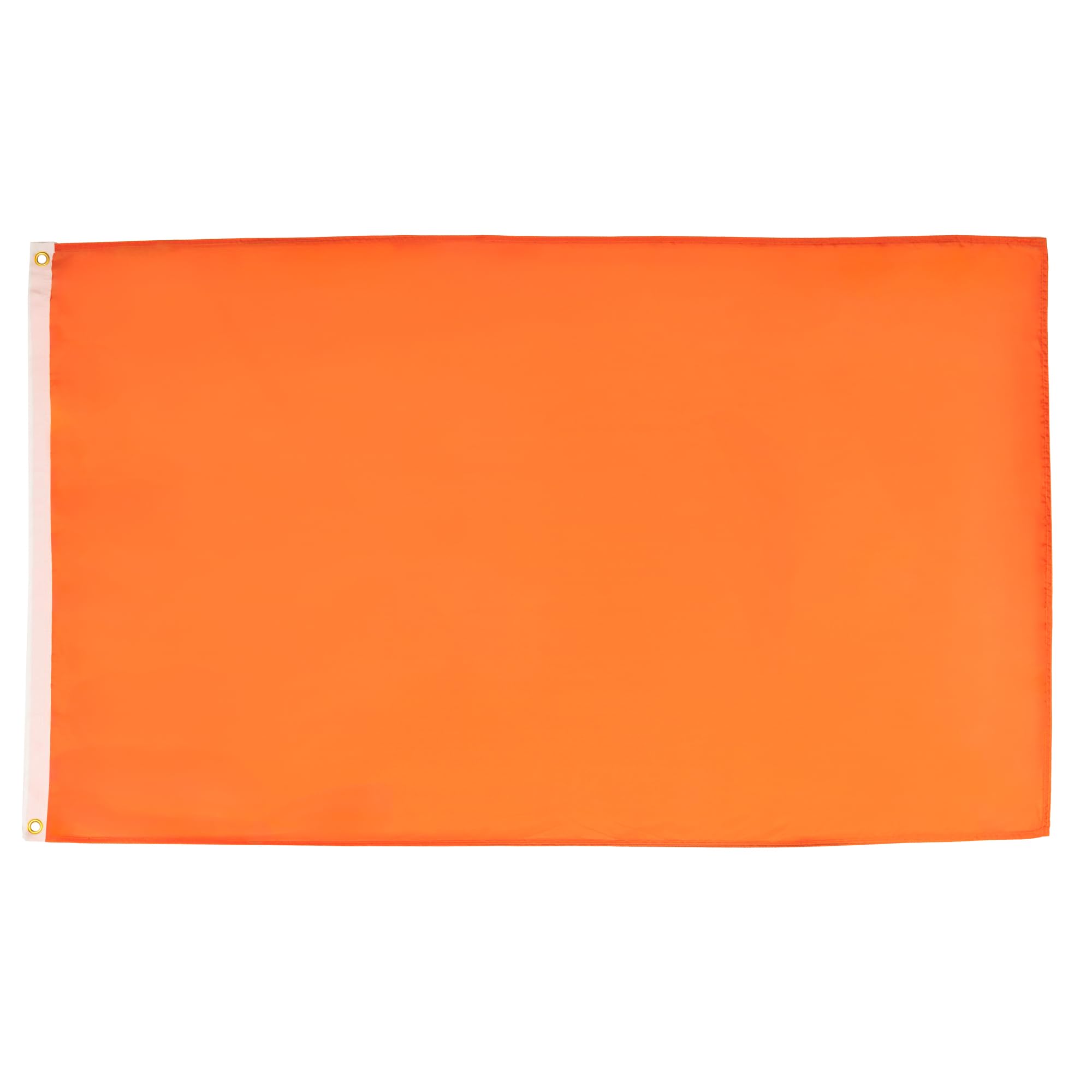 AZ FLAG - Plain Orange Flag - Large 5x8 Ft - 100D Polyester Orange Solid Color Big Banner with Two Metal Grommets - Fade Resistant - Vivid Colors - 5' x 8' Feet - 250x150 Cm