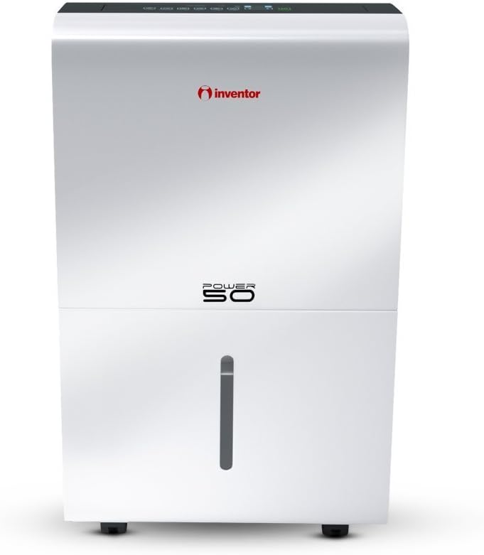 Inventor Power 50L 50L/day, with Water Pump Portable Dehumidifier & Smart Dehumidification for Lower Consumption & 2Year Warranty