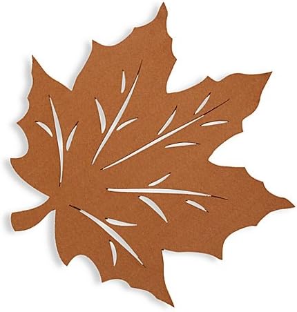 18" L Felt Leaf Placemat in BRONZE color - 4 Placemat + Freebies (Costers)