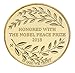 Donald Trump Nobel Peace Prize Coin 2018-24K Gold Plated Commemorative Collectors Edition. Stunning Proof Coin In Acrylic Capsule and Presentation Box. Trump Peace Challenge Coin