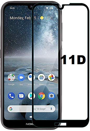 JGD PRODUCTS® Edge to Edge Tempered Glass Screen Protector for Nokia 4.2 with Installation kit