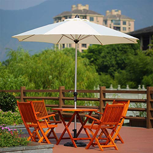 CCLLA Outdoor-Sonnenschirme Sonnenschirme 9-Fuß-Sonnenschirm Outdoor-Gartentischschirm mit Kurbel, tragbarer… – Bild 7