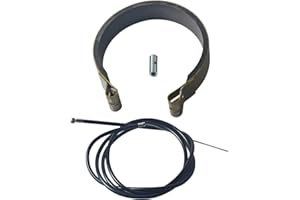 COEFEPIY Rear 4" Drum Brake Band Pin Brake Cable with 65" Throttle Cable kit For Predator 212 420 196cc ATV