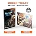 TaoTronics Bike Phone Mount, Bicycle Holder, Universal Cradle Clamp -Fits iPhone 5 / 6 / 6S / 7 / 7 Plus, Galaxy, Pixel / Pixel XL, and More Smartphones - Orange