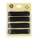 Seamless Durable Long-Lasting Elastic Hair Ties by Acorn Days, Pack of 4, Thick Black (PROMO CODE in description)
