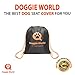 Doggie World Dog Car Seat Cover for Back Seat for XL Cars, SUVs & Trucks - Durable Car Cover Protector for Dogs, Nonslip Backseat Dog Hammock, Waterproof Scratchproof Protection Against Dirt, Pet Fur