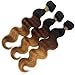 Beauty Forever Hair Peruvian Ombre Virgin Hair Body Wave Hair Weave 3pieces /Lot Bundles 100% Human Virgin Hair Extensions 95-100g/pc (1b#/4#/27#)