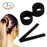 MLMSY Fashion Hair Styling Disk Hair Donut Former Foam French Twist Magic DIY Tool Bun Maker (2Pcs)