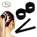 MLMSY Fashion Hair Styling Disk Hair Donut Former Foam French Twist Magic DIY Tool Bun Maker (2Pcs)