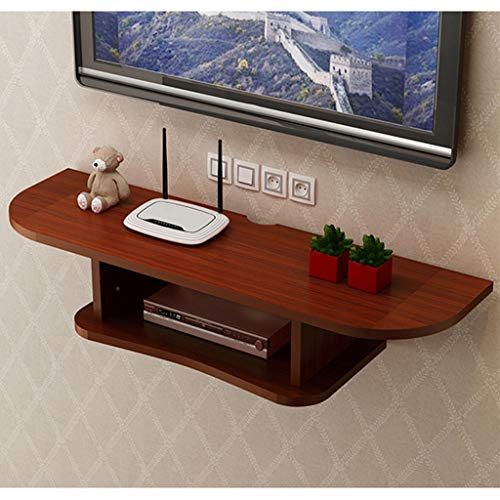 Floating Wall Mounted TV Stand Wall Media Console Desk Wall Hutch Storage TV Cabinet with Open Storage Shelf TV Console Component Shelf for Blu-Ray Players/Video Game Consoles/Cable Boxes/Speakers