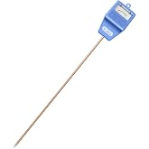 Dr.meter Long Probe Soil Moisture Meter Tester for Plants No Battery Needed | Hygrometer Moisture Sensor for Houseplants Indoor Outdoor Garden Lawn Use, Plant Water Gauge Test Kit, Gardening Gifts