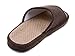 Bronze Times (TM Unisex Cozy Tatami Indoor Cotton Flax House Slippers (Grey)