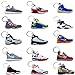 (#AJ15Pack) Jordan Basketball Sneakers Keychain Ringkey Collection Value Pack