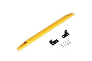 AJP Distributors JDM Rear Lower Subframe Tie Bar Strut Brace Aluminum Suspension Gold Compatible/Replacement For Integra DC2 Civic Del Sol EG6 1992 1993 1994 1995 1996 1997 1998 1999 2000 2001