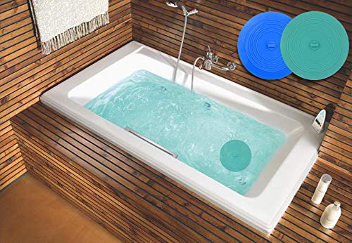 V-TOP-Tub-Stopper-2-Pack-6-inches-Large-Silicone-Drain-Plug-Hair-Stopper-Flat-Suction-Cover-Bathtub-Accessories-for-Kitchen-Bathroom-and-Laundry