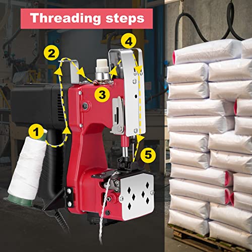 Kotsy 220 V Sewing Machine for Bags 2 Seconds/Bag, Sewing Machine for Bags/Fabric/Rice/Paper/Plastic Bags for Sewing Bags