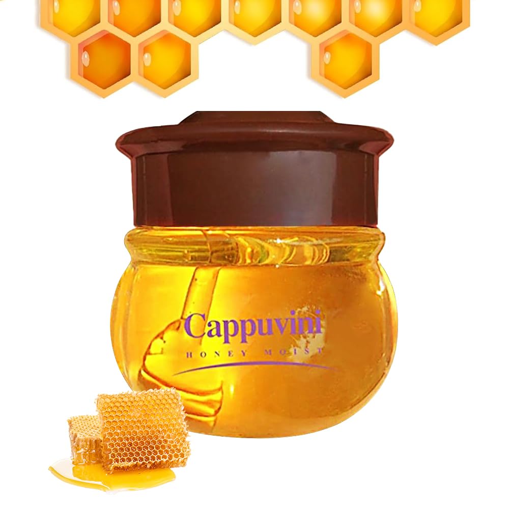 Honey Lip Mask, Moisturizing and Repairing Lip Sleeping Mask, Repair The Lip Color Fade Lip Lines Hydrating Prevention Dry,Sleeping Lip Mask Lip Oil Honey Lip Balm